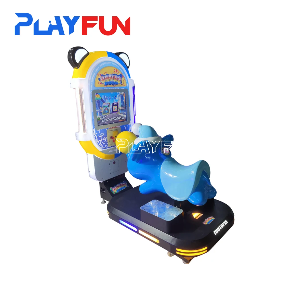 Zoo Coin Rides Playfun Candy Zoo Coin Operated 3D Animal MP5 Screen Rides
