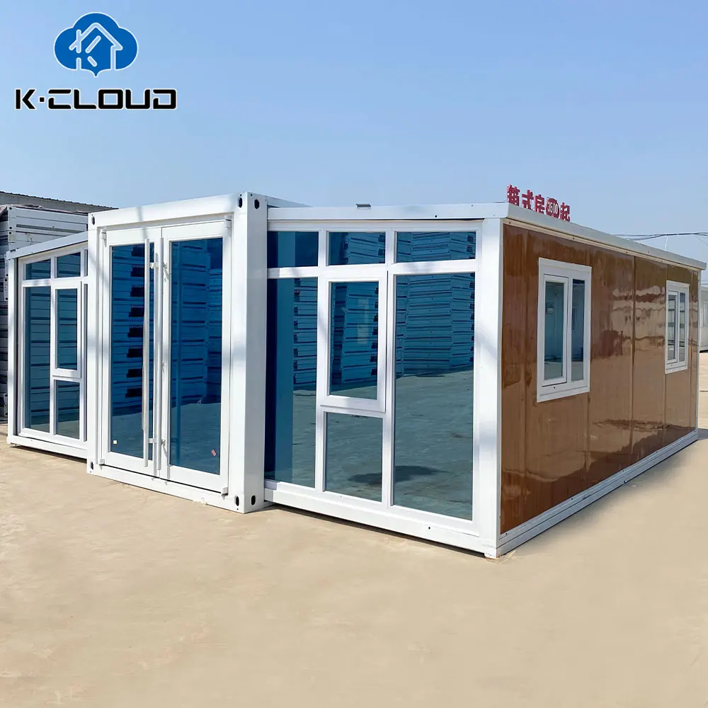 Ready Made 40ft 20ft Shipping Prefab Container Expandable House For Sale Light Steel Folding 5227