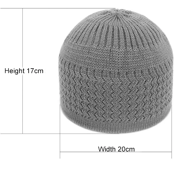 Homme Afghan Laine Crâne Casquette Gris Chapeau Kufi Topi Pascal Winter