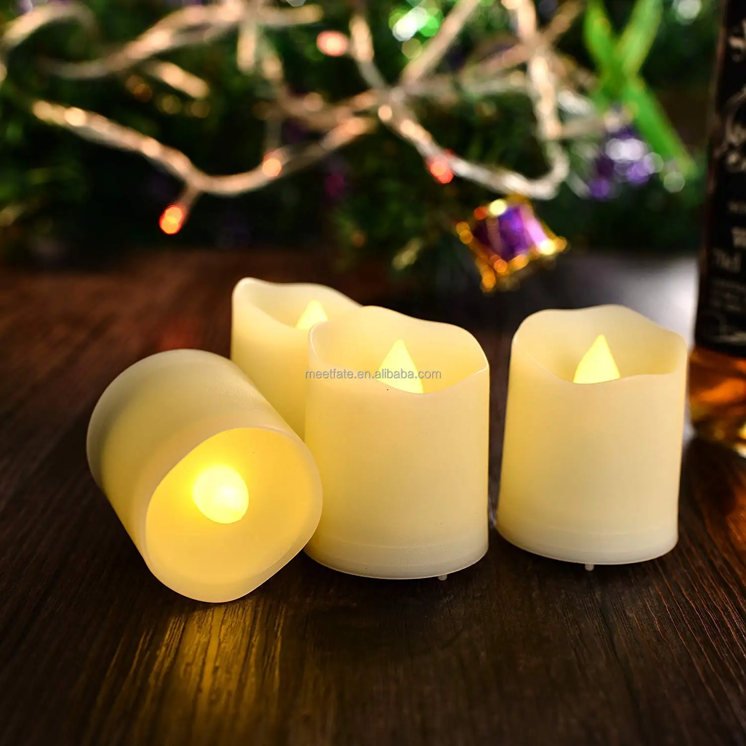 Flameless Candles,Rechargeable Led Tea Lights Candles With Remote