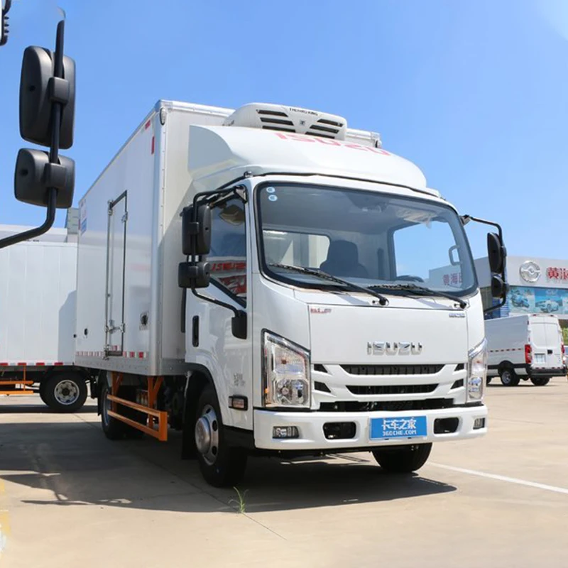 2023 New ISUZU 4x2 Refrigerator Truck Right Hand Drive 105(KW) /116hp Light Truck 4Wheels 10/20/30 Tons Deposit Shipment