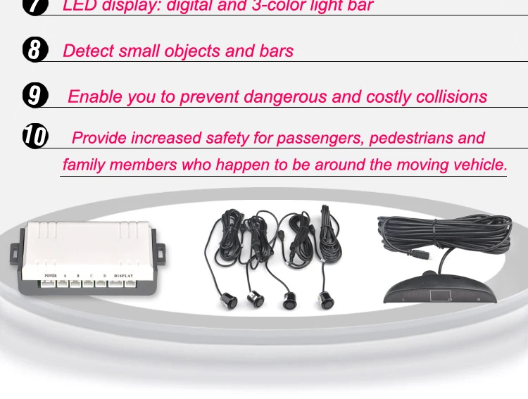 Car Parking Sensor Kit Reverse Car Parking Sensor Rear Front Parking