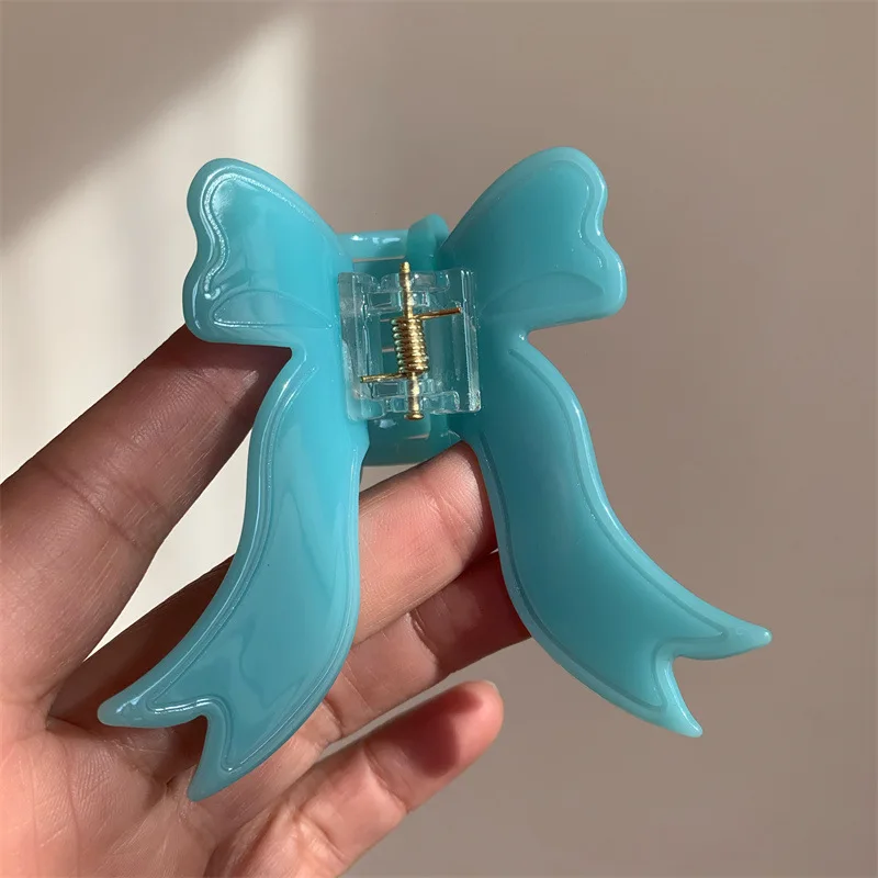 Fiocco A Mulinello In Mussola Bianca ~ Fiocchi Per Capelli Per Neonati - Foto 9