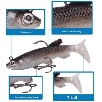 Cheery Lure Bait Silver Fish Knife Metal Sinking Water Long Casting Slow Sinking Sea Fishing Crappie Bass Perch Blackfish Pike – Metal Jig – view 3