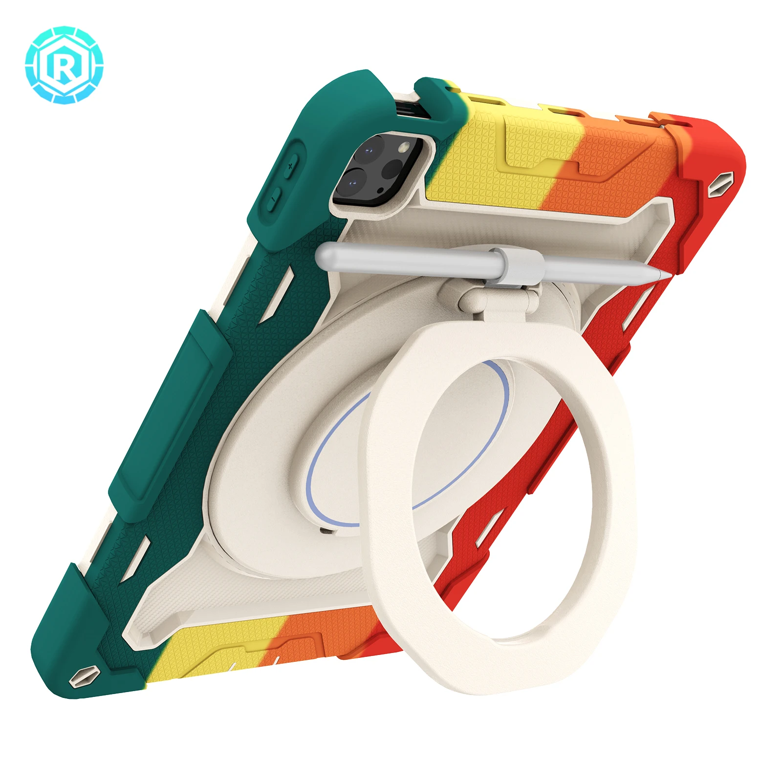 Новый дизайн, Броня Roiskin для Samsung, чехол для планшета с держателем ручки, подставкой и плечевым ремнем, разные цвета для планшета iPad Pro