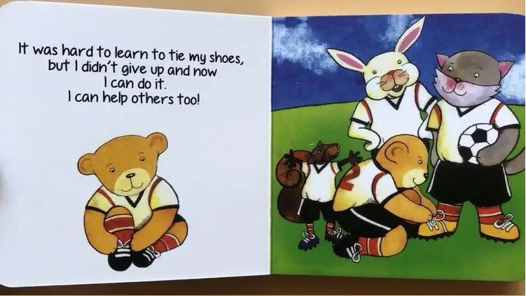 A case of Good Manners Custom English Cognitive Picture Book for Children Literacy Card Board Book Kids Early Education Book
