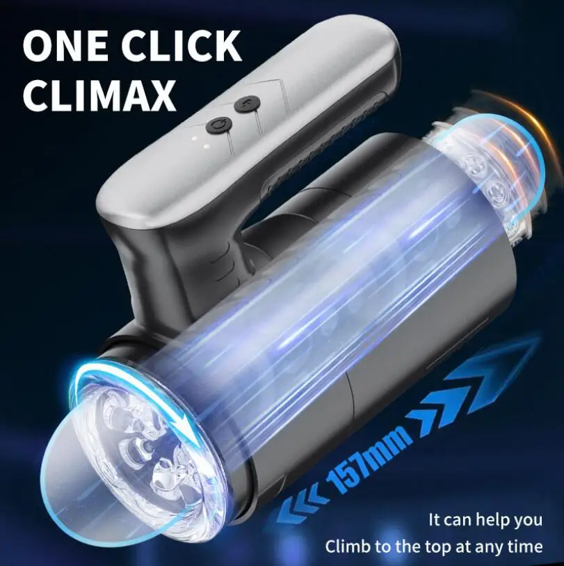 3IN1 Hands Free Massage Penis Male Masturbators - 5 Modes 3IN1 Hands Free Massage Penis Male Masturbators - 5 Modes