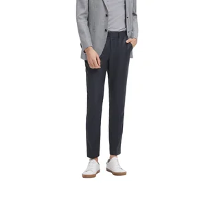 High Quality Fashion Casual Premium Slim Fit Men Office Trousers Suit Pants