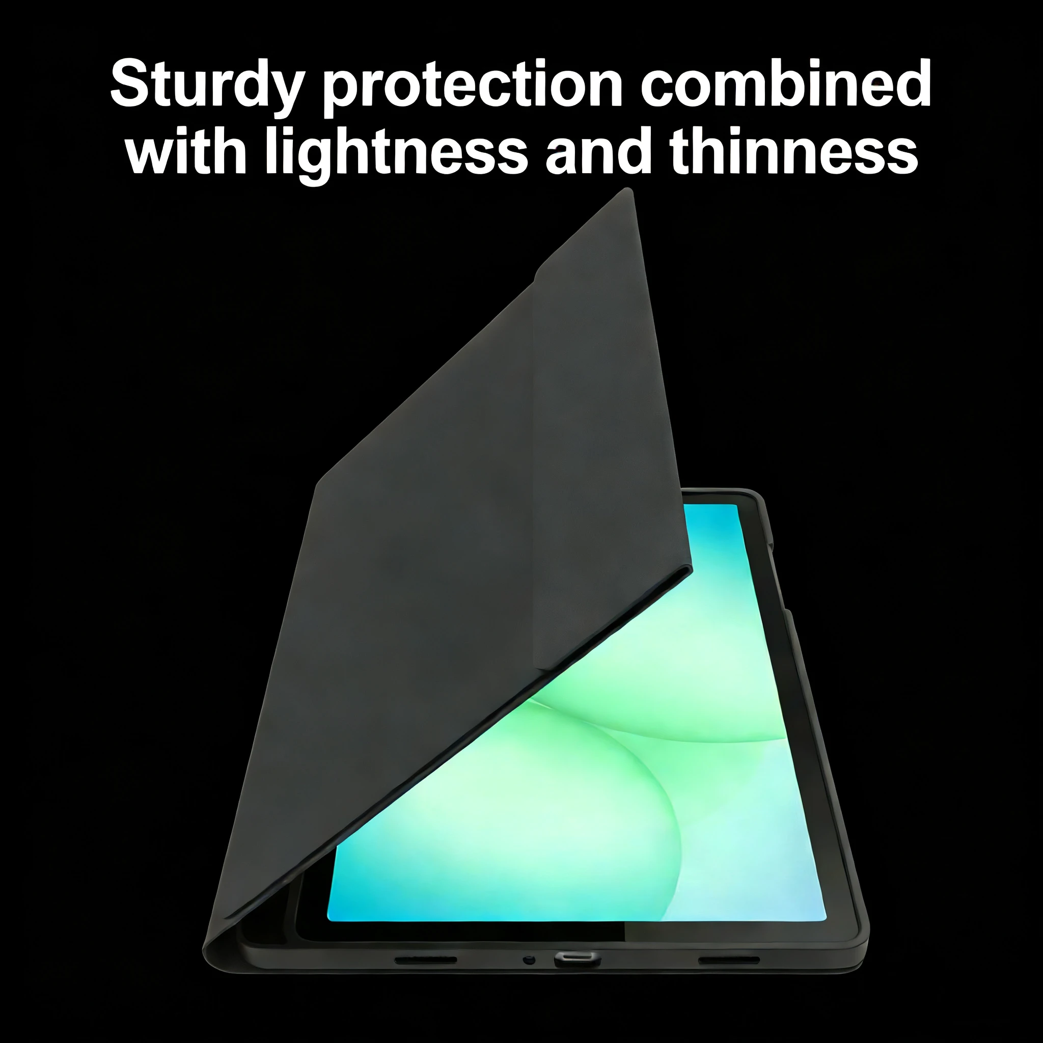 product laudtec tablet keyboard case with stylus 2 in 1 detachable  lightweight protection  multi angle stand for mobile office-2