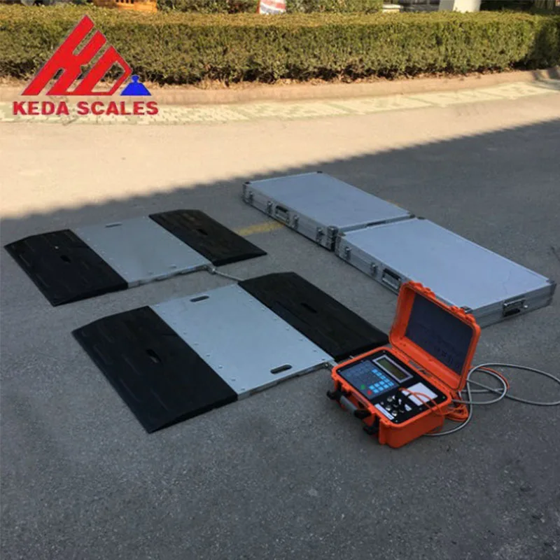 Wireless Portable Truck Axle Scale System Weigh Pads Scale-Modern and Convenient