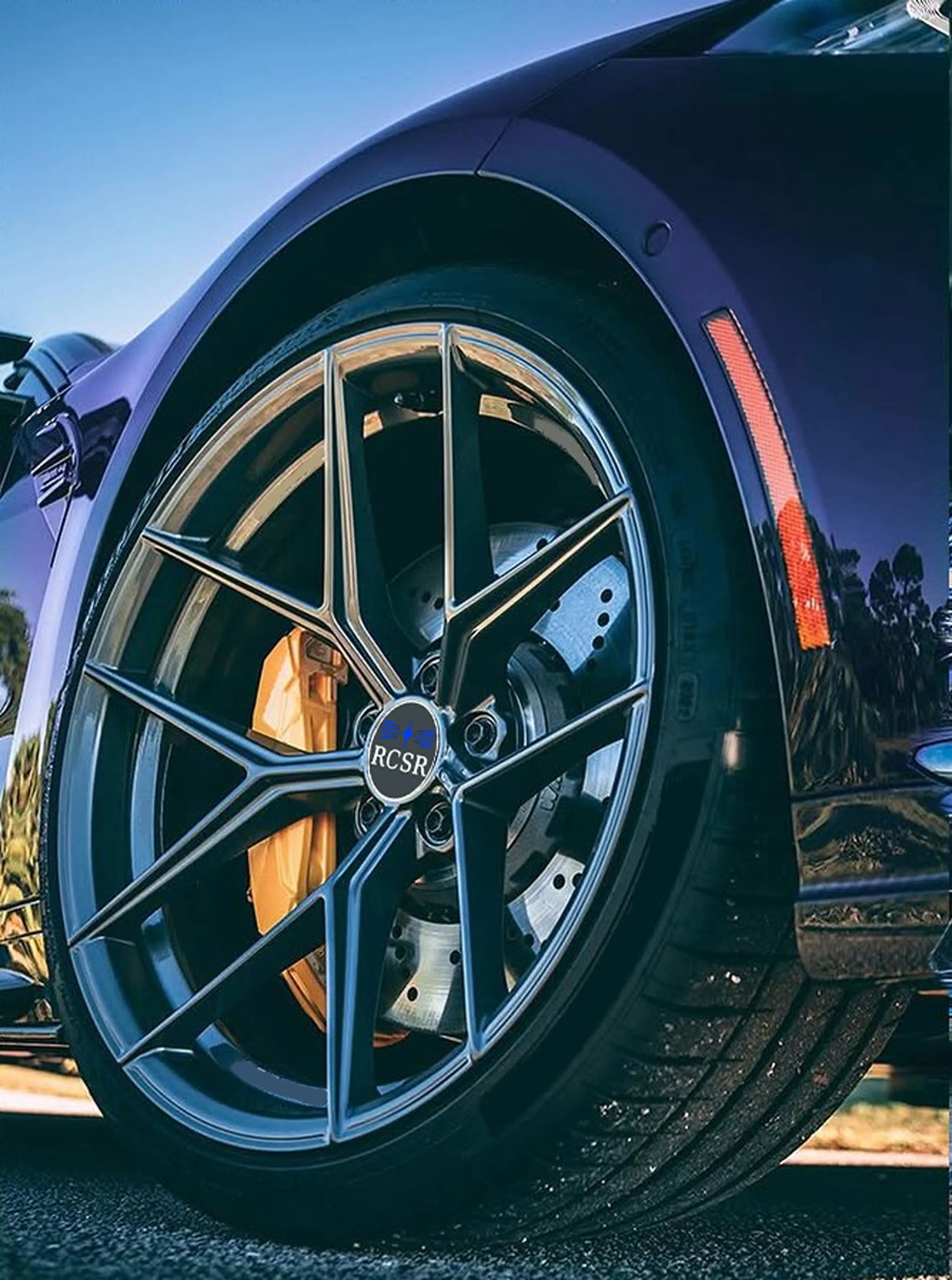 RCSR Custom Wheels Fresh Vitality Yellow 18 19 20 21 22 Inch 5x120 5x112 5x114.3 Aerospace-Grade 6061-T6 Forged Aluminum