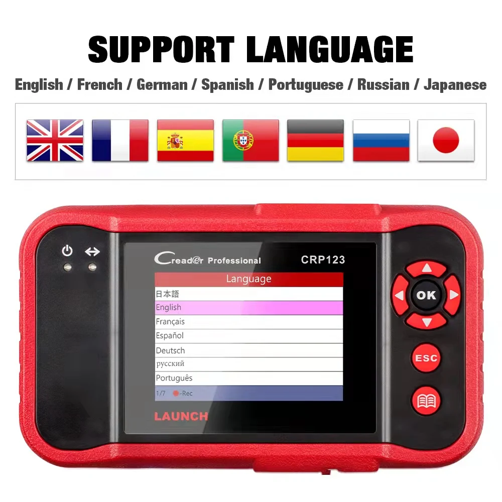 Autel Diagnostic Tool Crp123E Obd2 Code Reader for Engine Multi Vehicle Diagnostic Tool