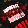 Flocked Money Set - Dragon and Phoenix Double Happiness [10 pieces]