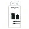 Negro (calidad AAAA, enchufe de 25 W + cable con caja)