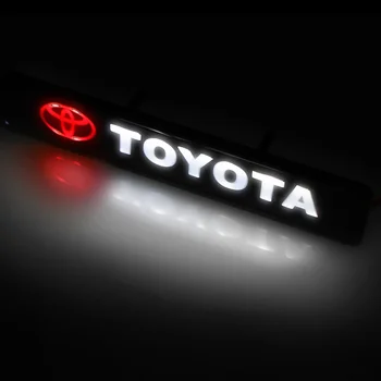 Car Logo LED Light Car Front Grille Emblem Badge Illuminated Decal Sticker Quality Accessories for Car Tuning