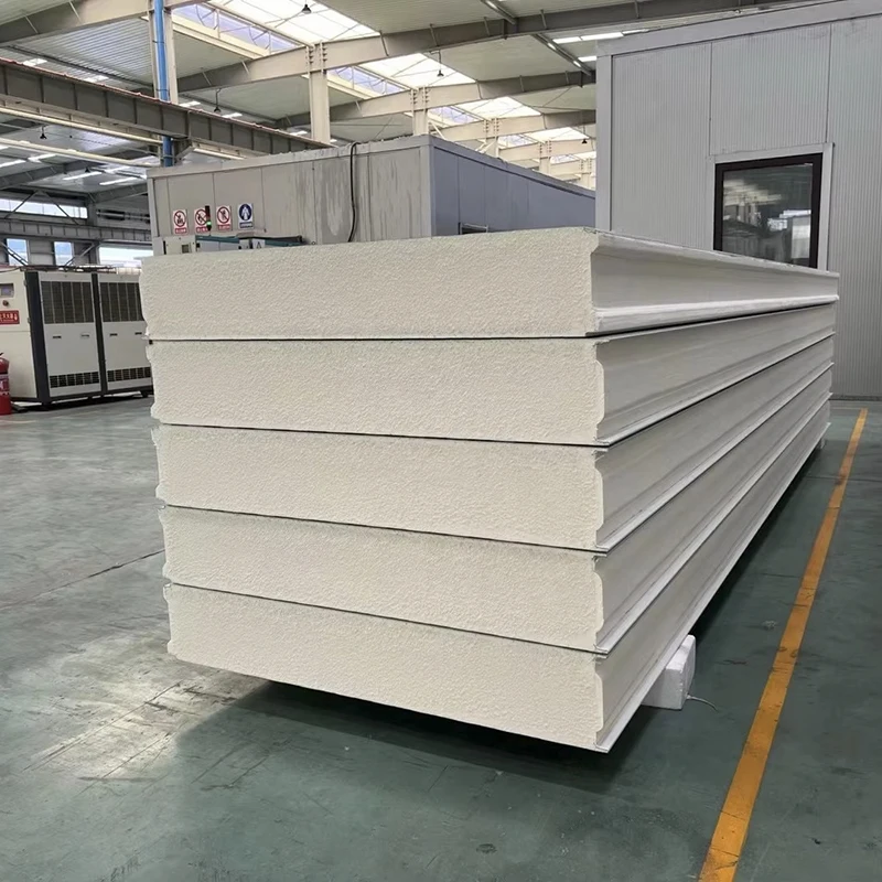Factory Price 50/100/150mm Cold Room Polyurethane Insulation PU Sandwich Panels