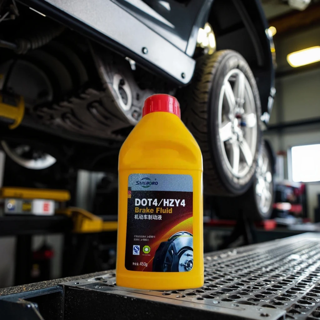 Sarlboro DOT 4 Synthetic Vehicle Brake Fluid ISO Certified Automotive Lubricant Oil With Base Oil and Additives