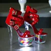 red 17cm flower