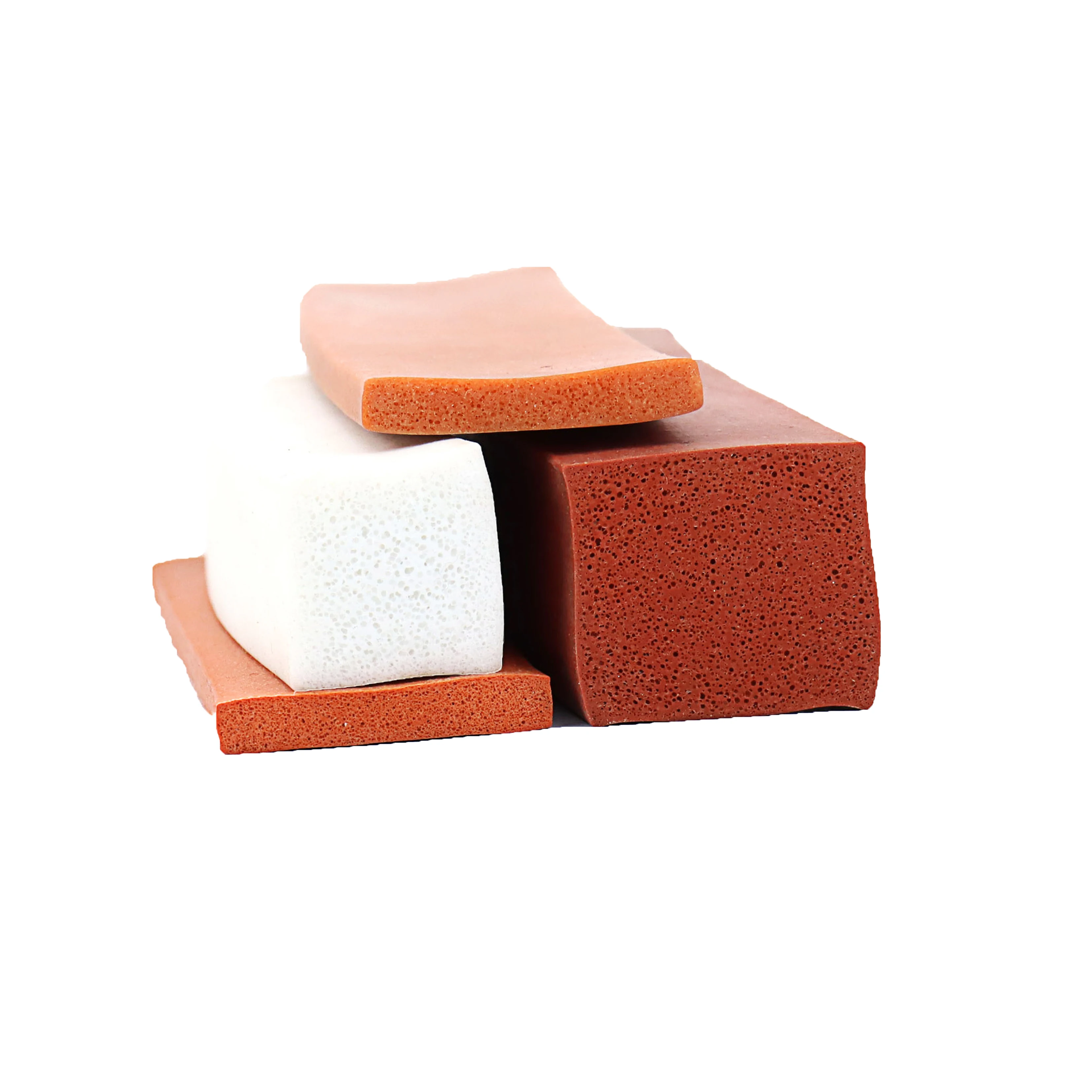 wholesale extruded silicone foam rubber square sealing strip for