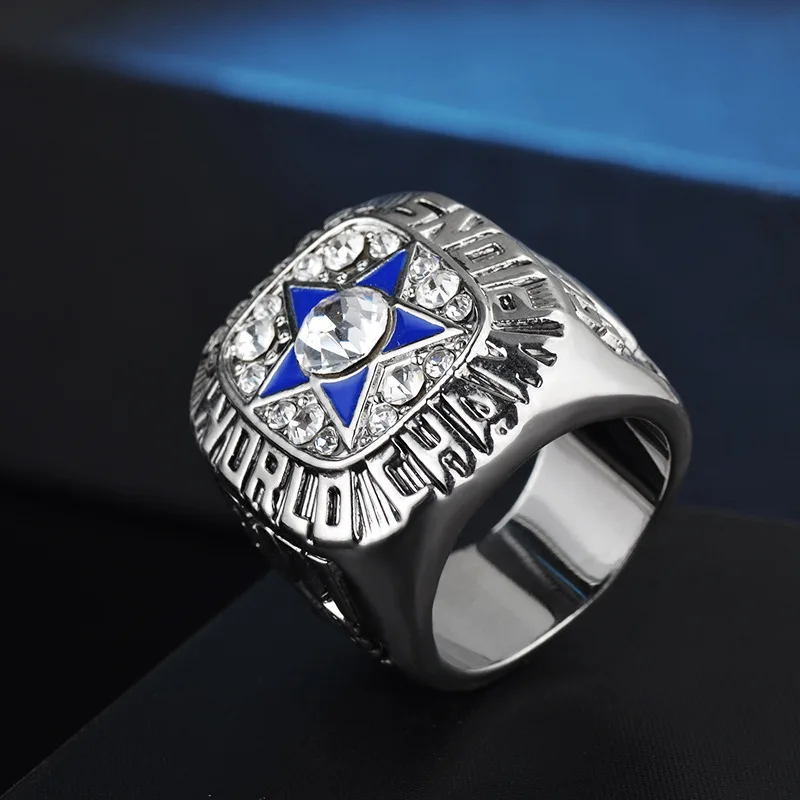 Wholesale Fashion Dallas Cowboys Pentagon Championship Black Ring For Men  From m.