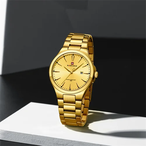 NAVIFORCE 9214 GG - Luxury Men's Watch with Date & Chronograph