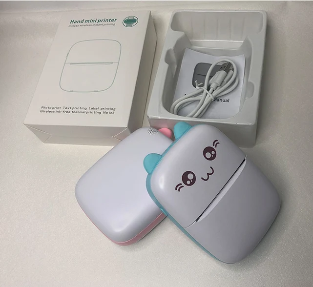 Children Printer Mini Portable Thermal Photo Airprint Thermal Label
