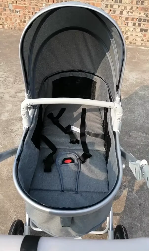 Pram for Babies Factory Cheap Price 4 Wheels Light Weight Foldable 2 in 1Baby Stroller Baby Carrier Newborn