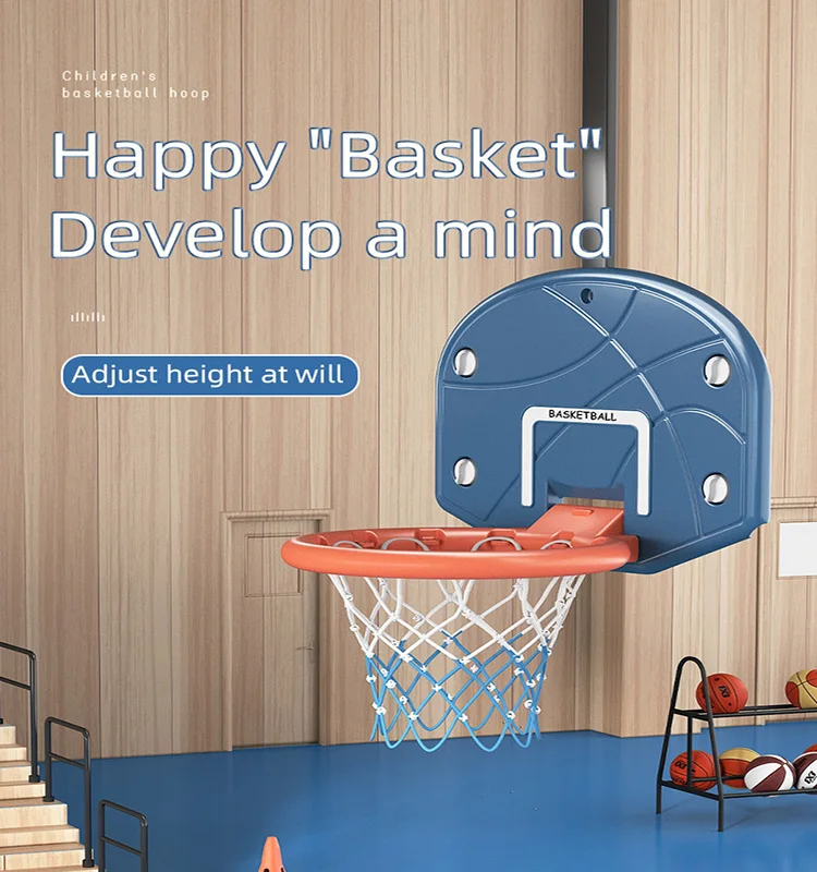 Colorful indoor plastic sucker large basketball board for teenagers and children