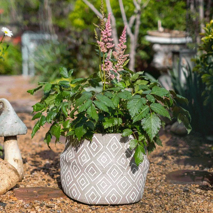 Zhengruiwei Garden pot supplier big concrete planter mold home garden decor custom cement flower pots