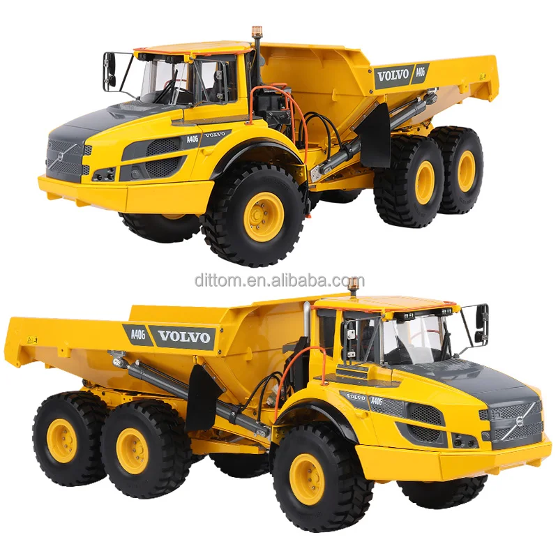 Caminhão Monitorado Articulado DoubleE E017-001 Volvo A40G 1/16