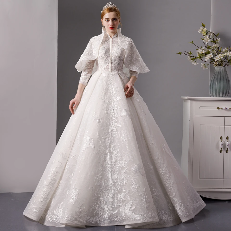 plus size wedding dress with jacket