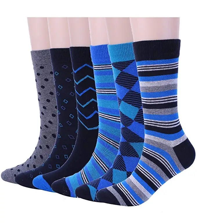 2025 Knit logo England Style Argyle Classic Gift Box Colorful Business  Dress Happy Crew Men Custom Socks