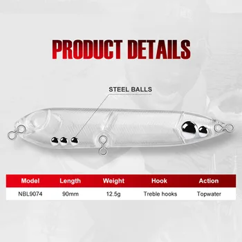 Float Pencil Bait Pencil Walker Fishing Lures Hard Plastic Lures Saltwater Artificial Baits – Pencil – view 3