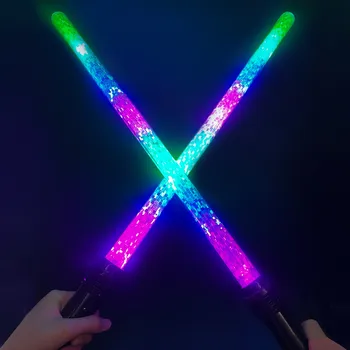 2024 led toys for kids Blaster transforms into Glow sticks for kids with multicolor glowing swords light toys