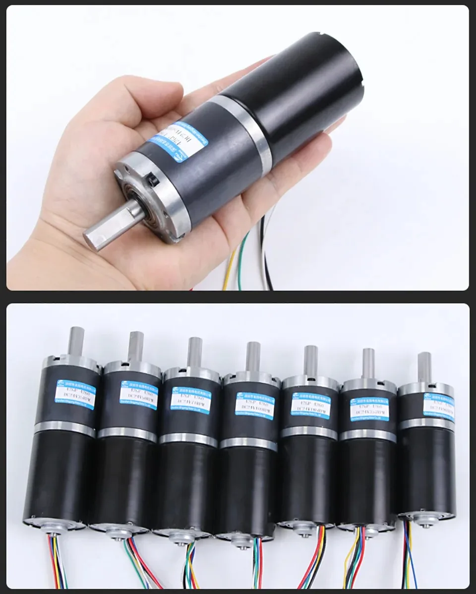 12V/24V DC Planetary Gear Motor 42mm Brushless High Torque
