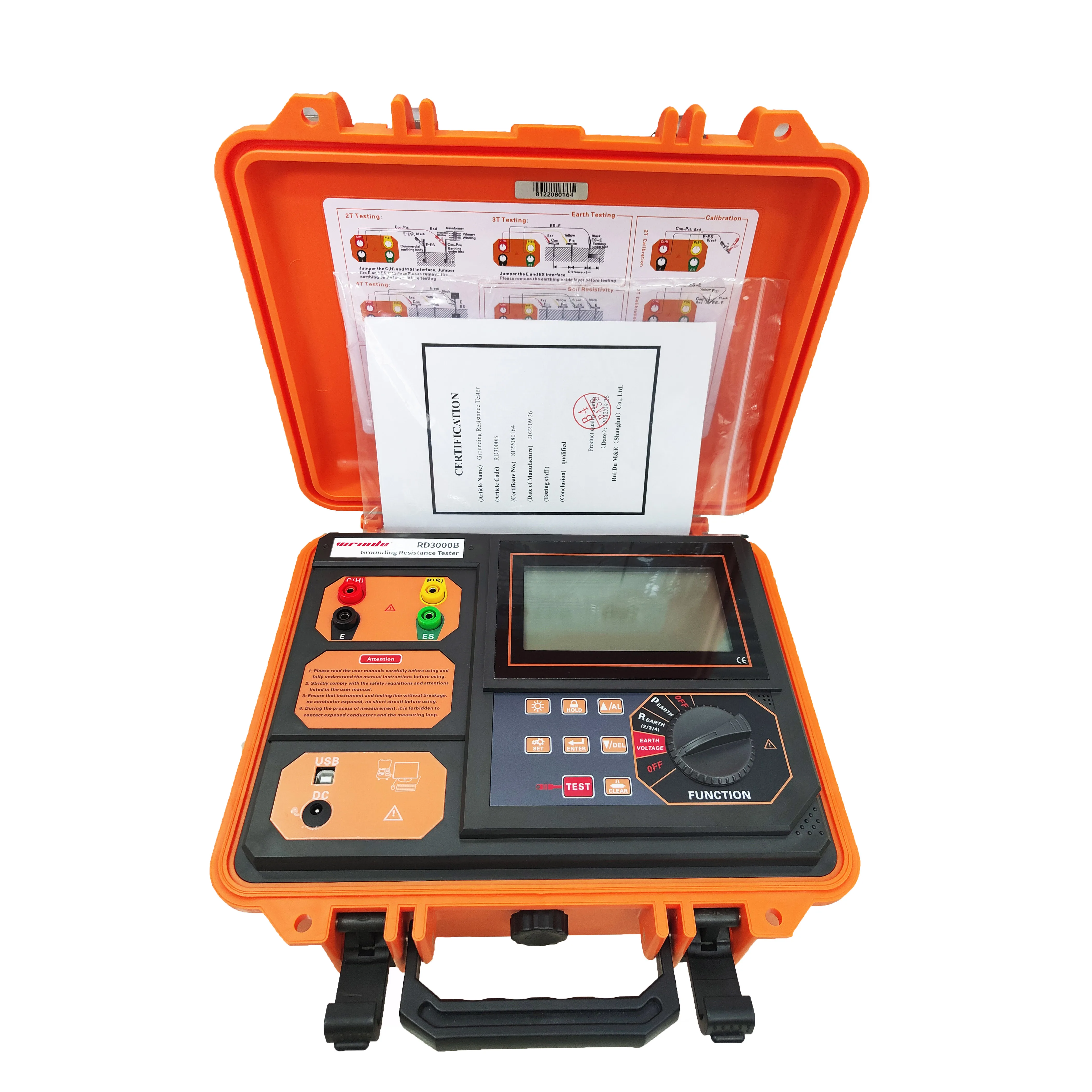 Rd3000b Earthing Grid Test Insulation Resistance Test Device Digital