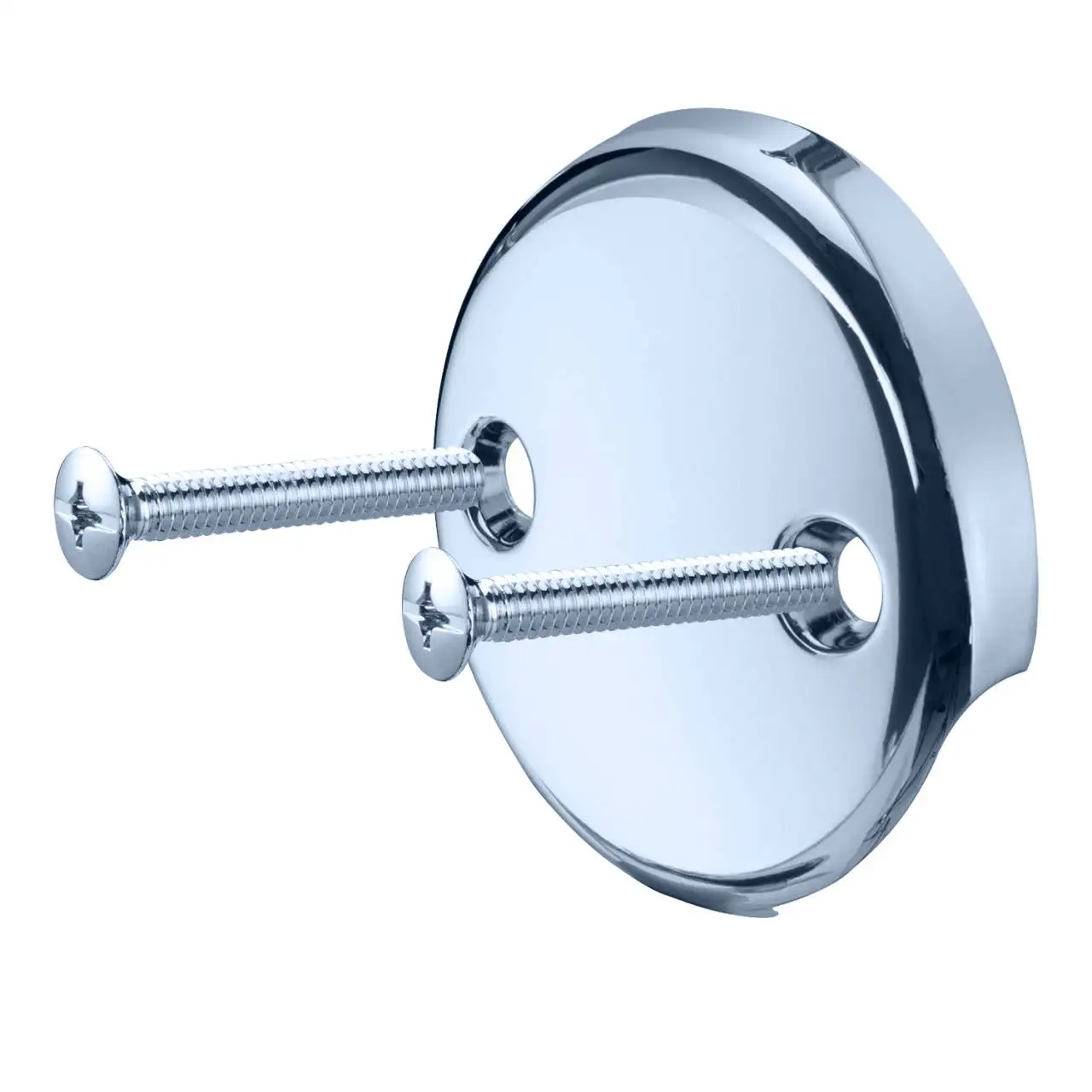 Universal Chrome Bathtub Drain Two Hole Overflow Face Plate With Ss304 Screw For Bathroom Buy