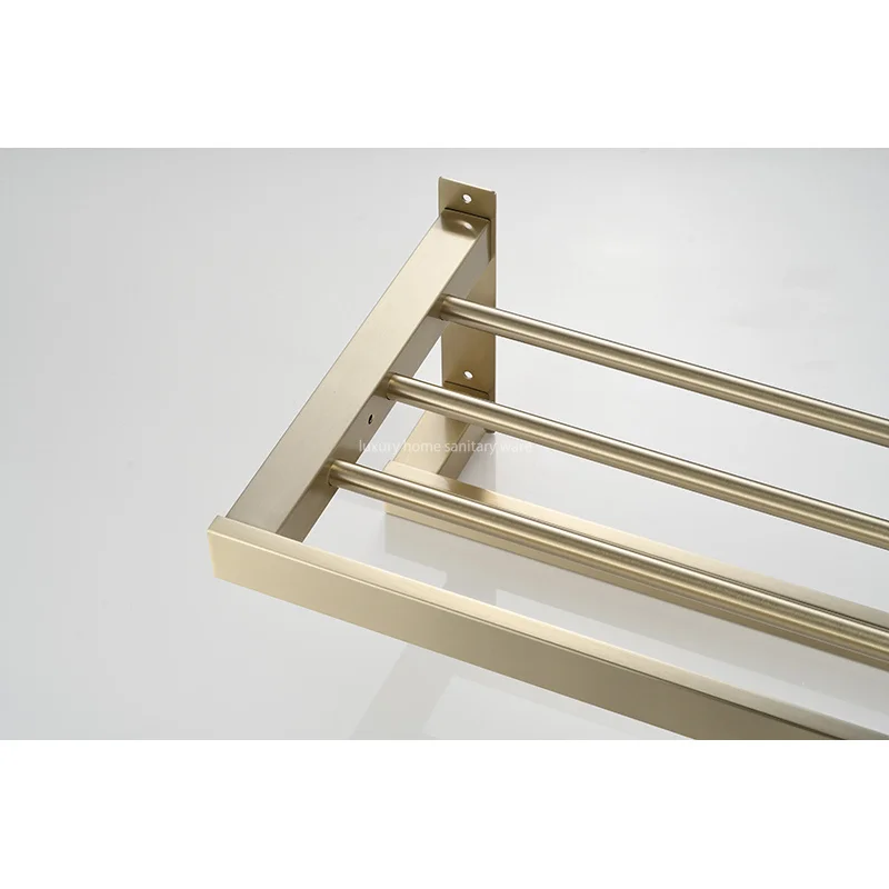 product best selling bathroom accessories wall mounted non perforated multifunctional towel rack storage rack-12