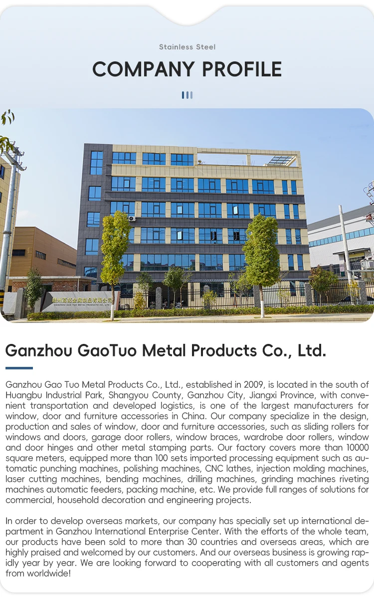 High Quality Stainless Steel 2" Garage Door Roller Garage Door Wheel