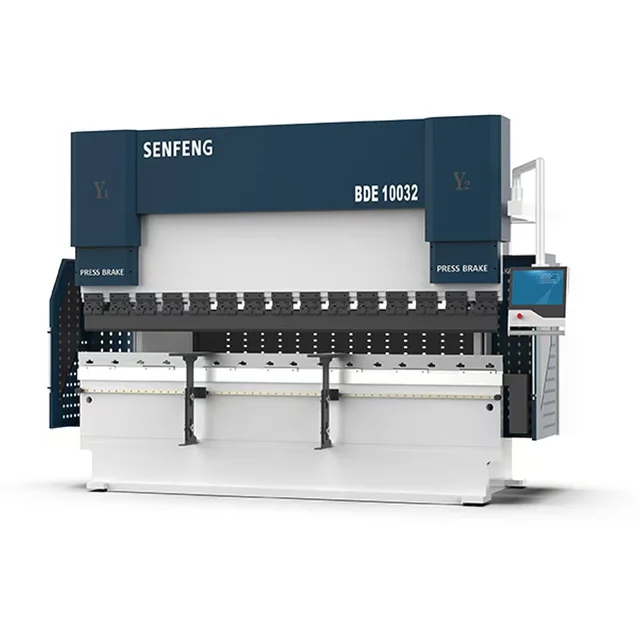 Senfeng Feilike 500-1000KN 1.6m 3.2m Manual Press Brake Electro Hydraulic Delem CNC Metal Sheet Bending Machine