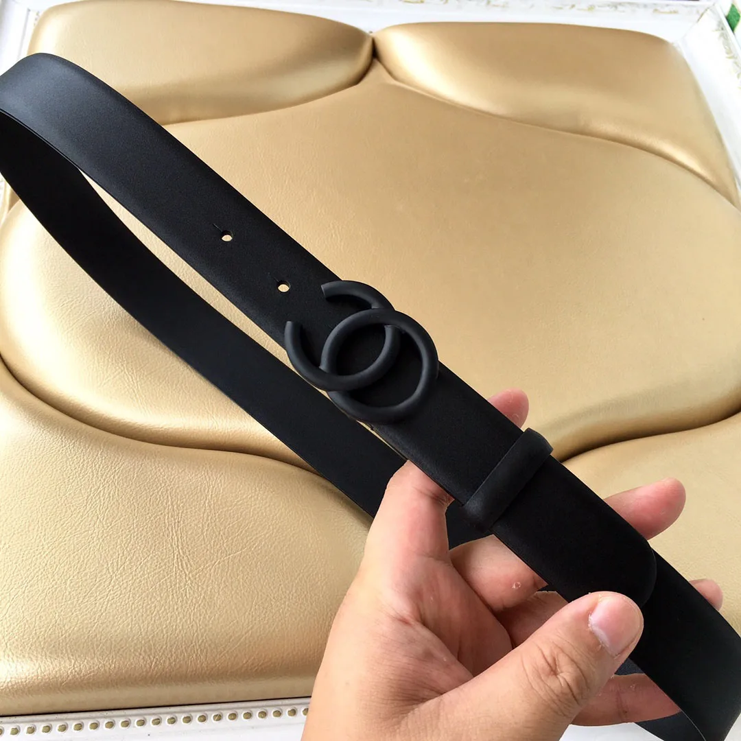 Роскошный модный дизайнерский черный кожаный ремень от известного бренда для мужчин и женщин