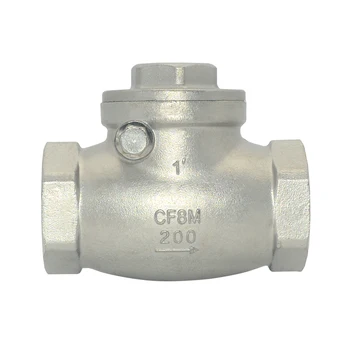 Wholesale check valve horizontal one way valve 304 Stainless Steel non return check valve