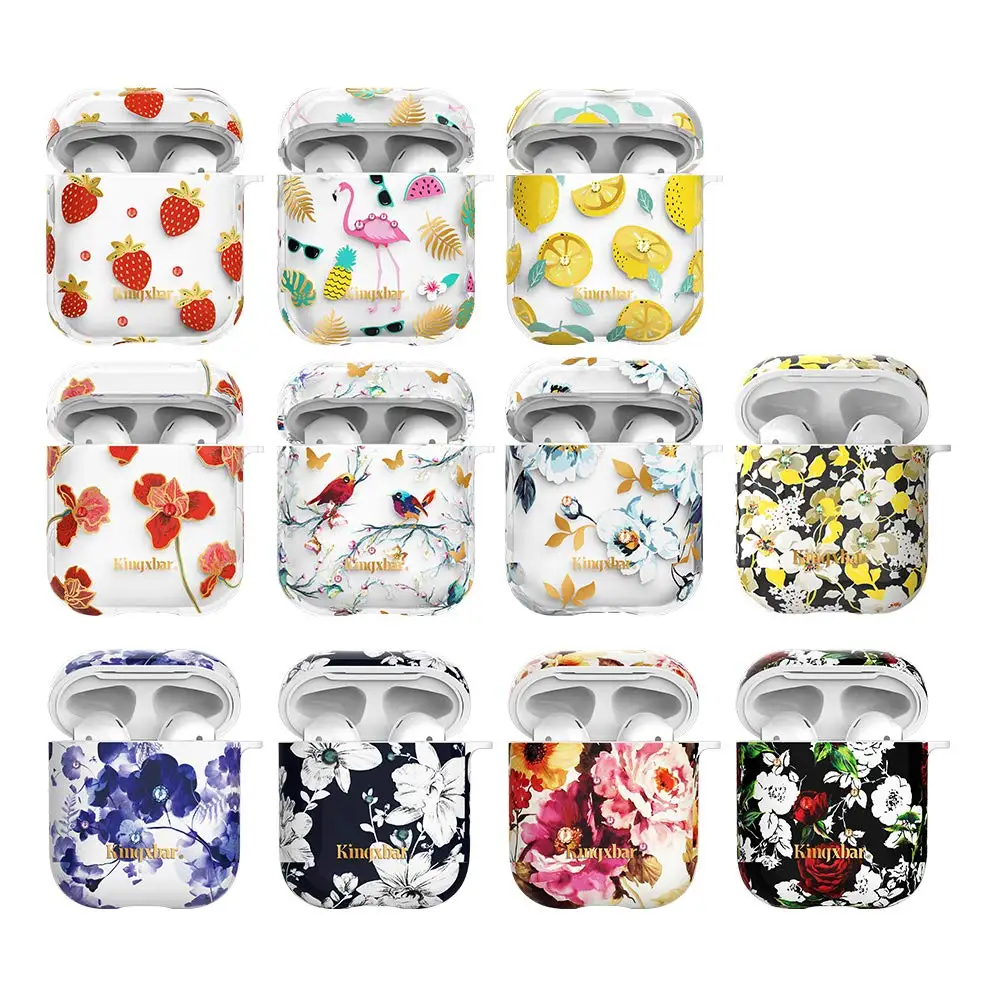 Kingxbar High Quality Thin Protective Ultrathin Plastic Pc Tpu Earbuds  Earphone Charging Case For Airpods 1 2 Cover Cases - Buy Kingxbar Charging  Case For Airpods 2 Case,High Quality Ultrathin Pc Case