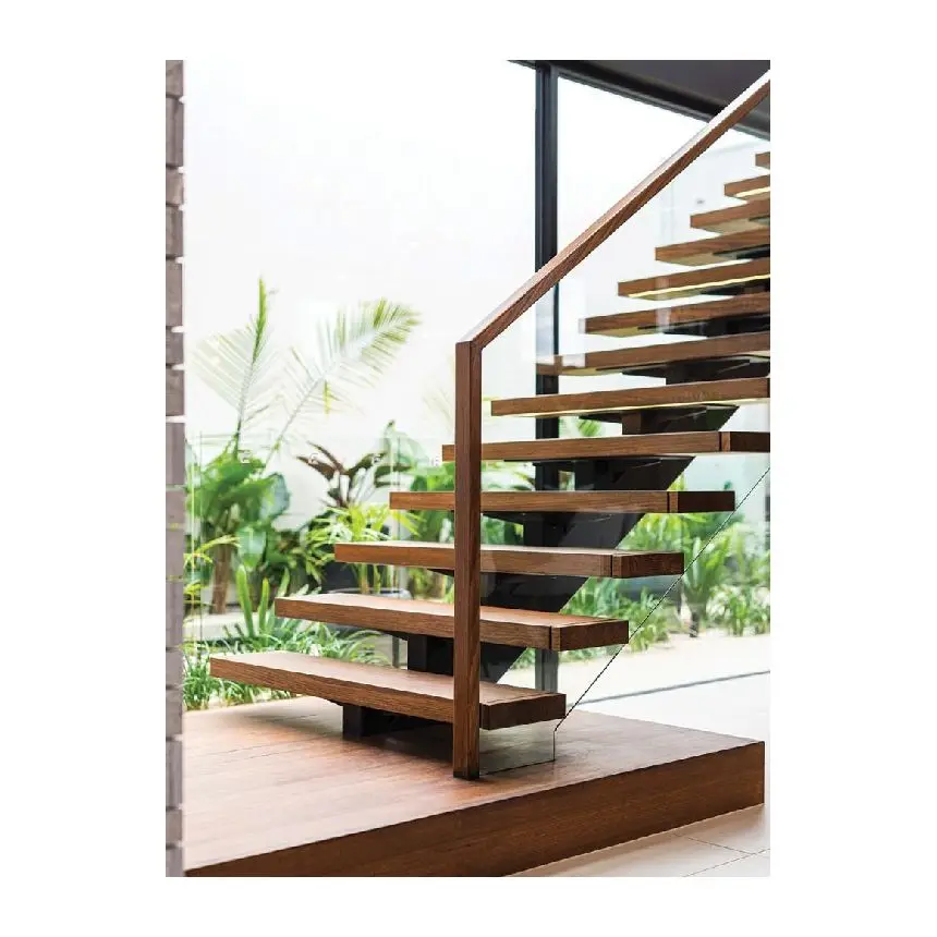 Solid Ash Wood Stair Treads Indoor and Outdoor Wood Stair Steps