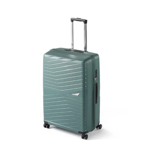 Factory Price Luxury Carry-on Traveling Luggage PP Hardshell Trolley Suitcase Luggage Sets with 4 Spinner Wheels