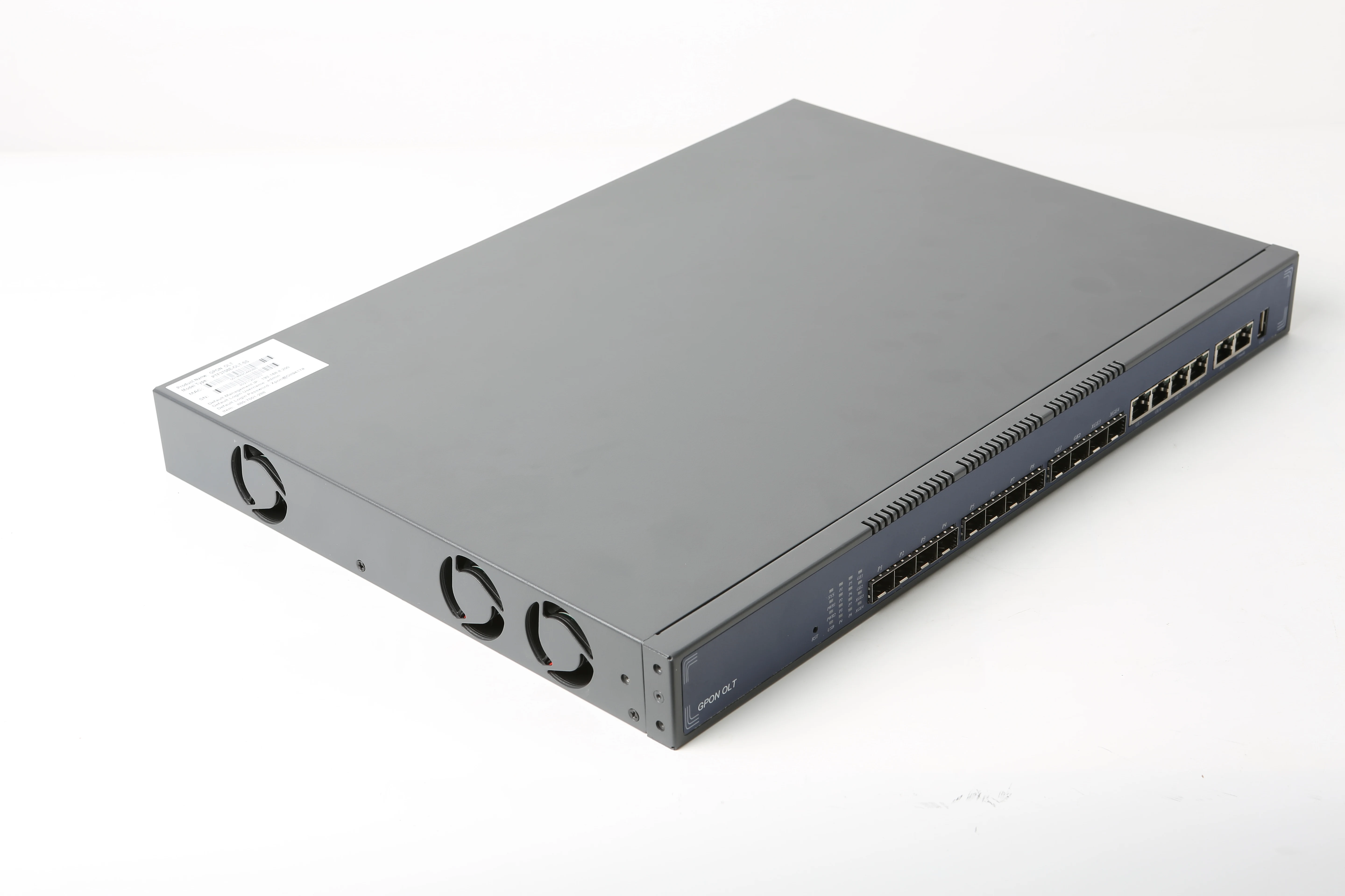GPON OLT 8 Ports with Combo Uplink - FTTH Solutions for 1U Rack, 20km ...