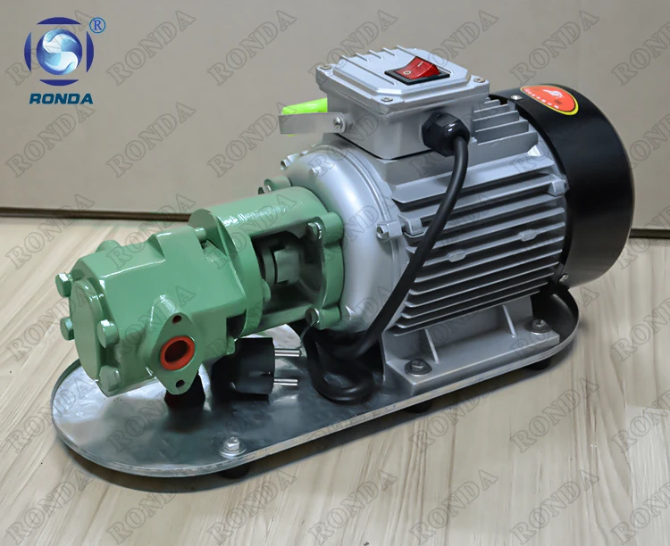 Wcb 110v440v Cast Iron/stainless Steel Portable Gear Oil Pump For