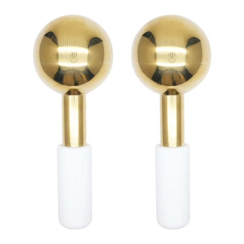 Customized Facial Massage Cold Compress Ice Globes Beauty Equipment Stainless Steel Cryo Globes