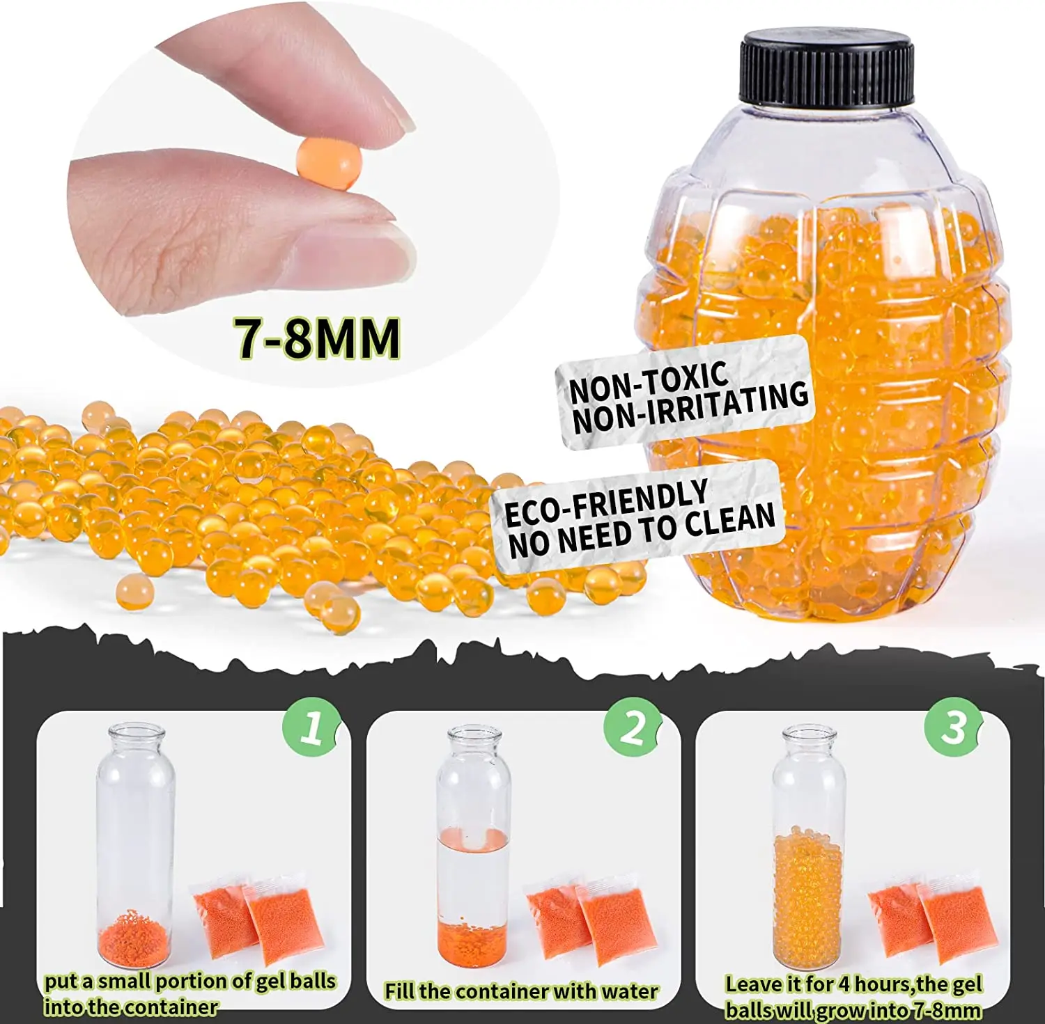 M416 Blaster Gel Gun Ak47 Activities Shooting Team Game Kids Boys