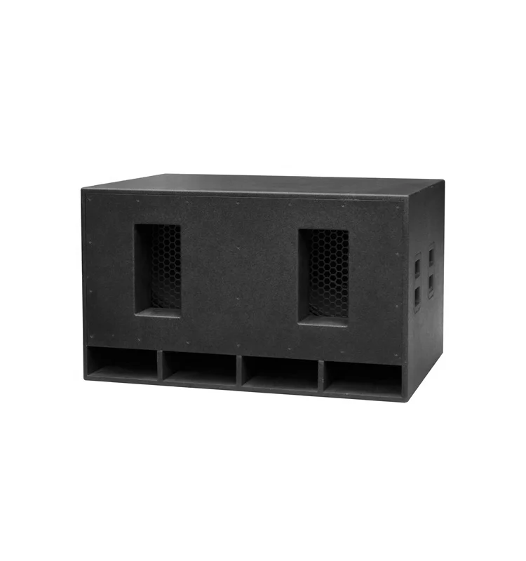 Dual 18-Inch Passive Subwoofer, 1800W RMS, with Dual 4-inch Voice Coil Woofers for Concerts and Club Installations CL218S